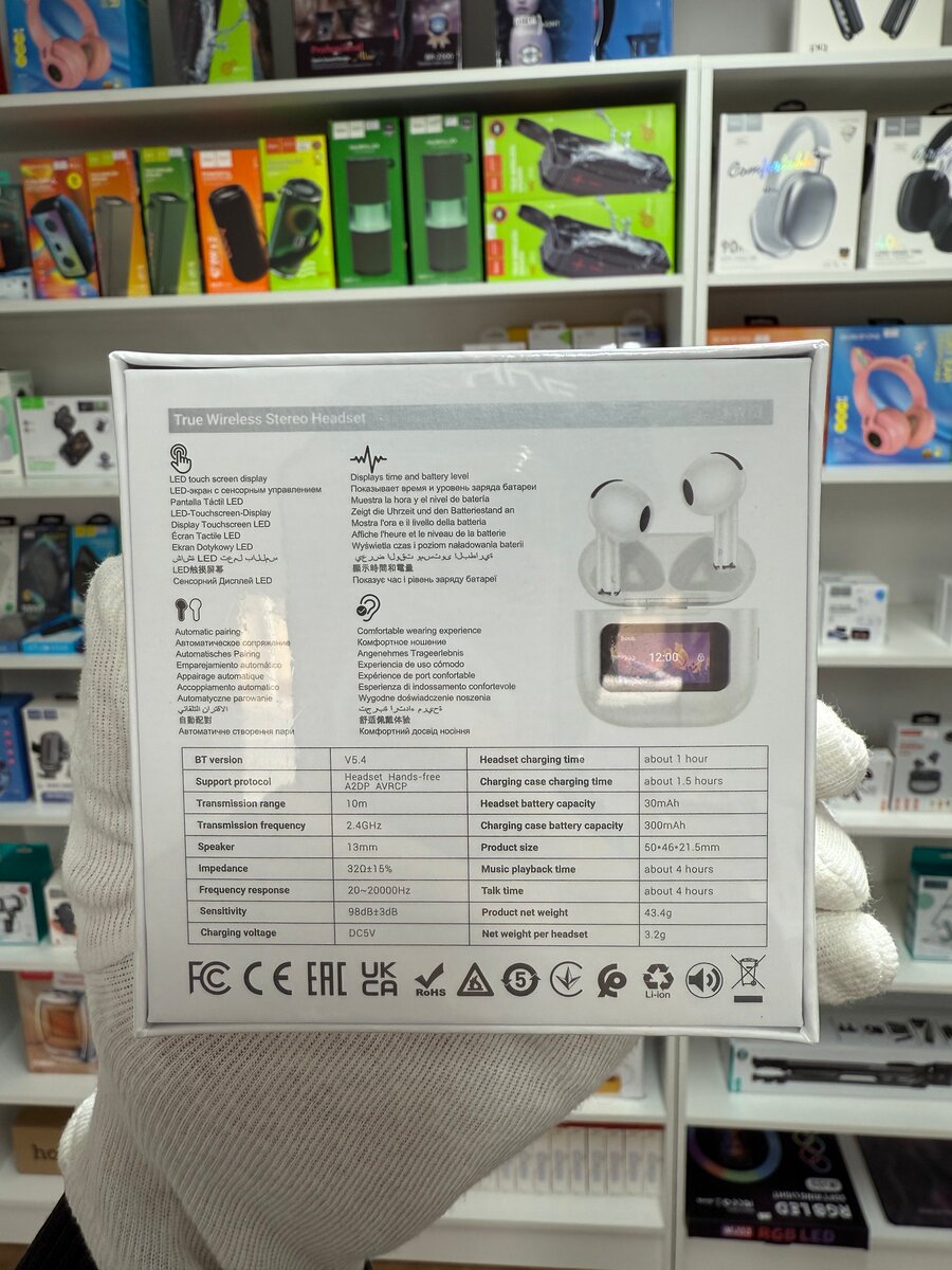 Беспроводные наушники Hoco EW73 TWS (Touch screen)