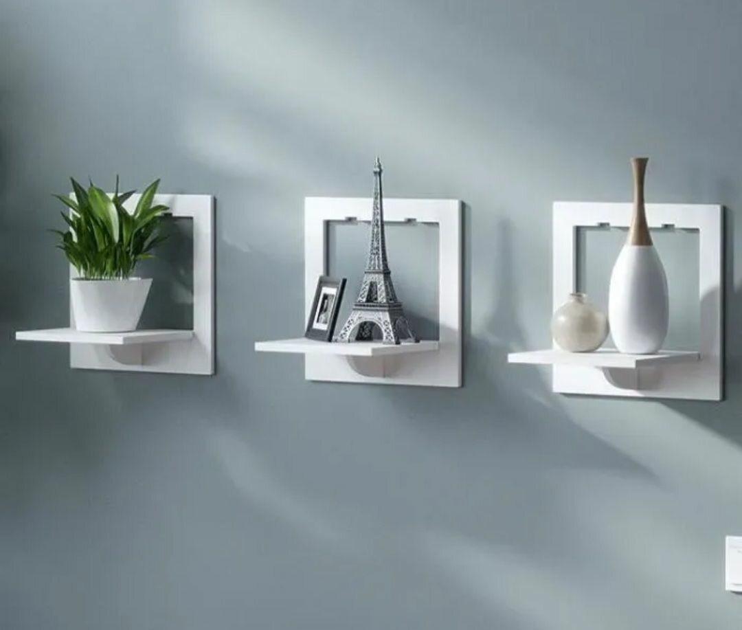 Étagères Murales Design Blanc