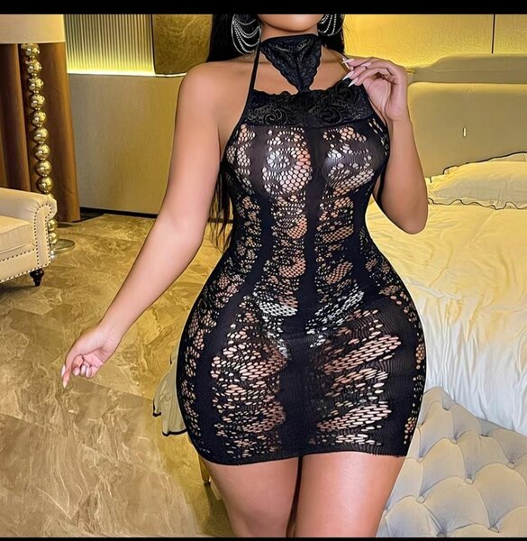 Robe Résille Sexy