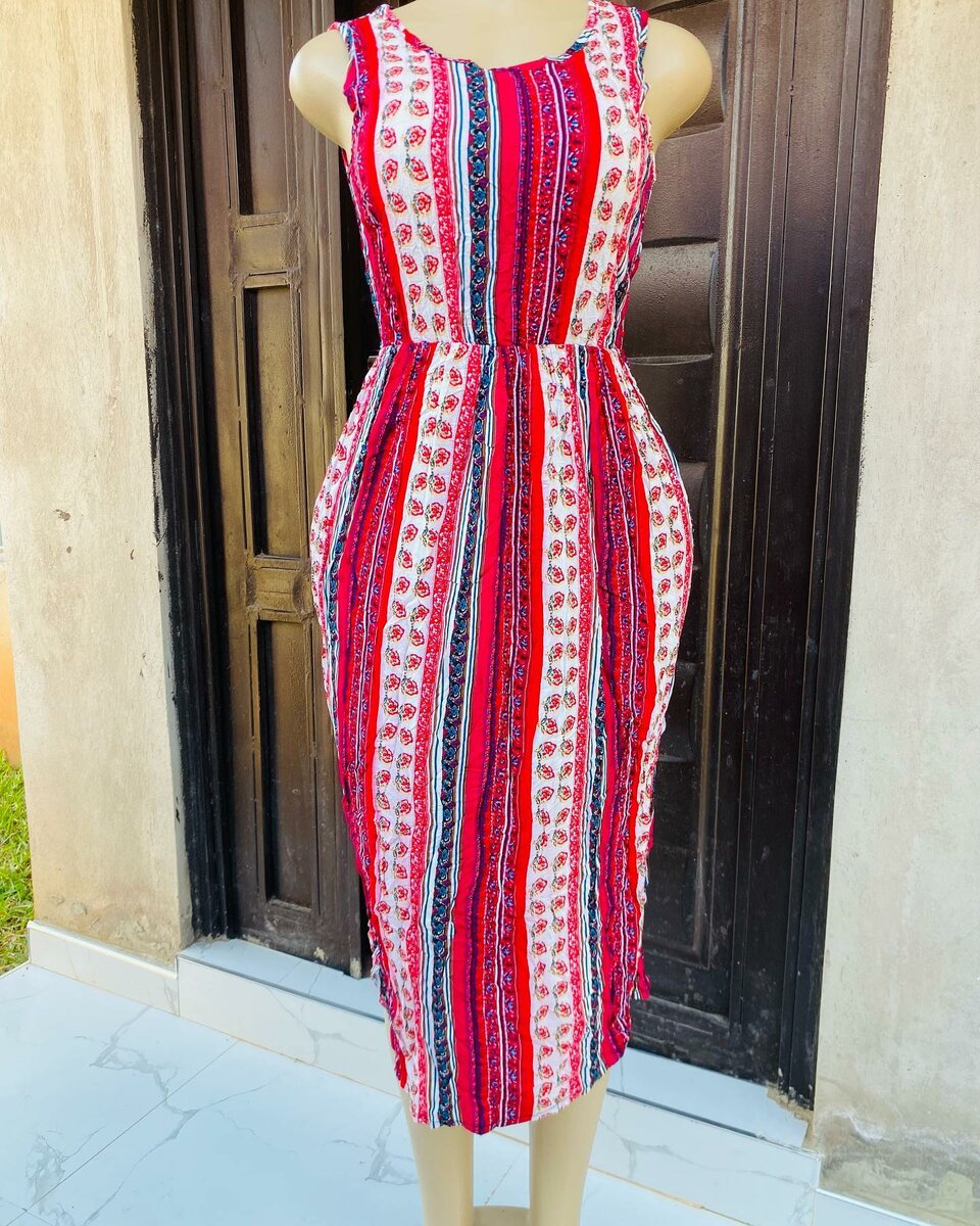 Beautiful and stylish women's dress with print