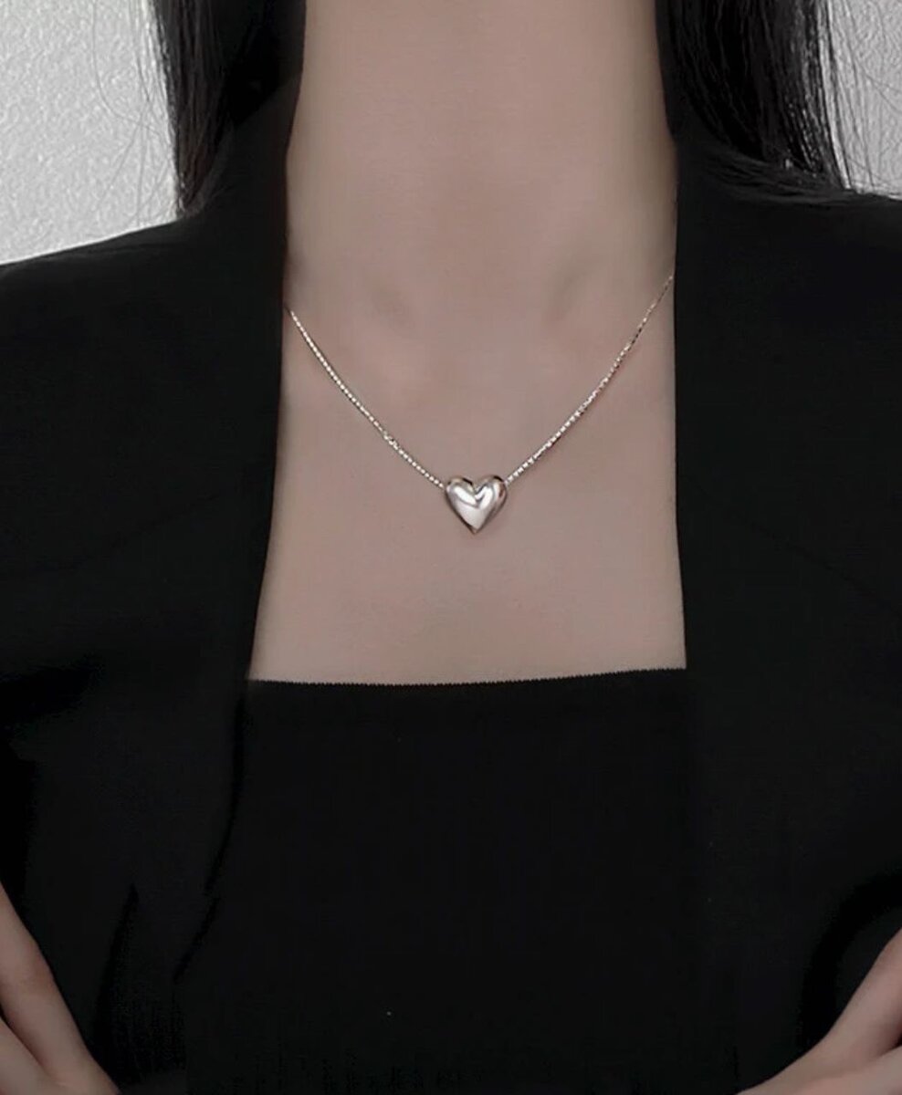 Цепочка в виде сердечки