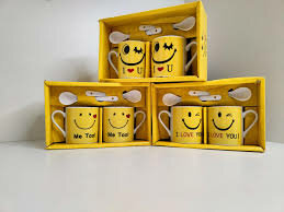 Tasses Émoticônes Couple