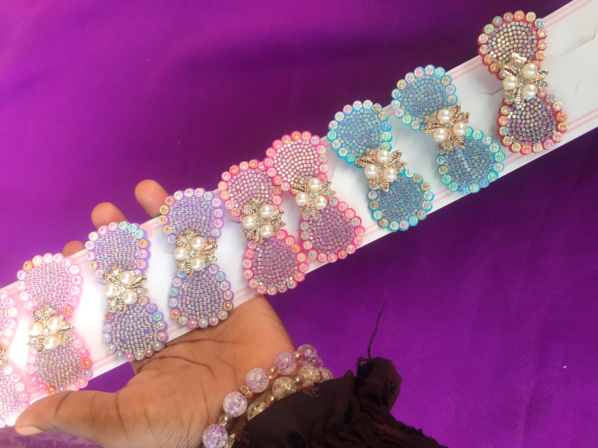 Épingles  strass élégantes X 2