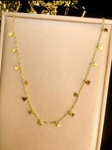 Collier doré charms