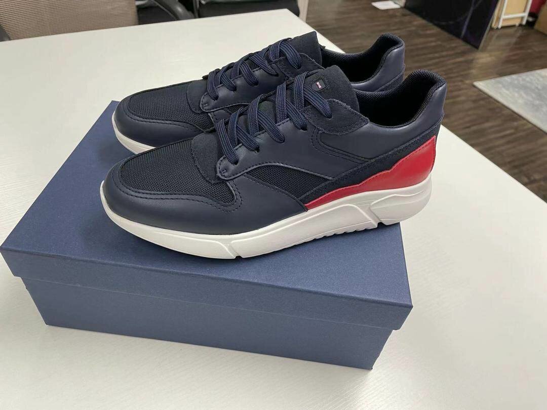 Baskets élégantes en cuir