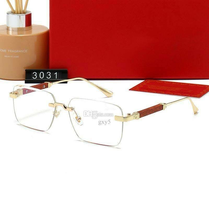 Lunettes de vue dorées élégantes