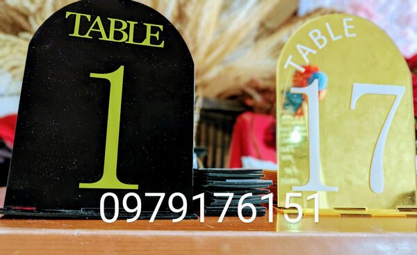 Table numbers
