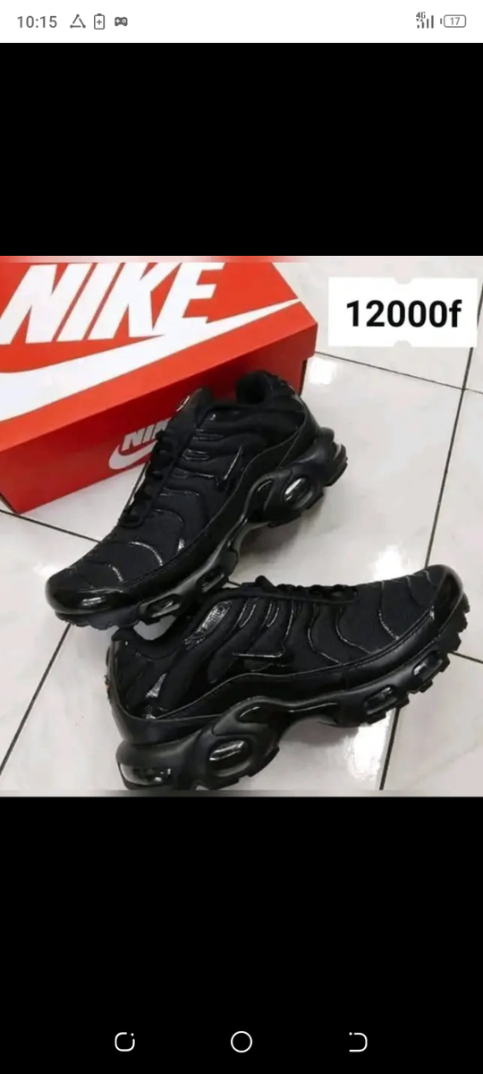 Chaussures de sport Nike noires