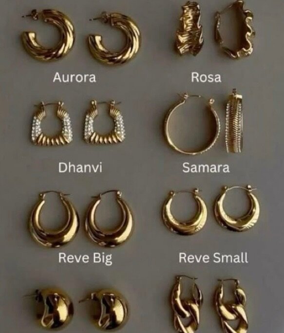 Elegant Gold Hoop Earrings