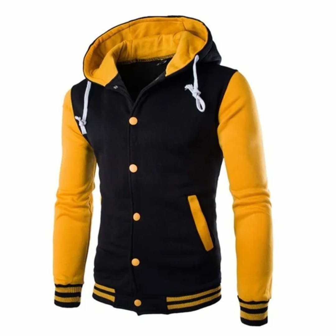 Veste varsity homme bicolore