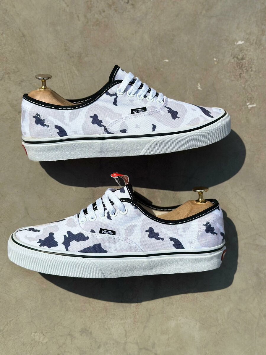 Vans Baskets Camouflage Blanc