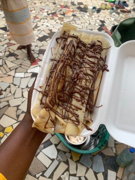 Crêpes au nutella