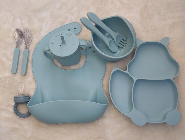 Ensemble d'assiettes alimentaires en silicone