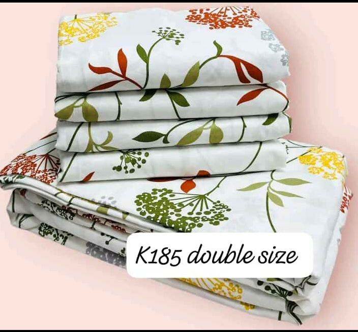 A set of beautiful and soft bed linen (double size)