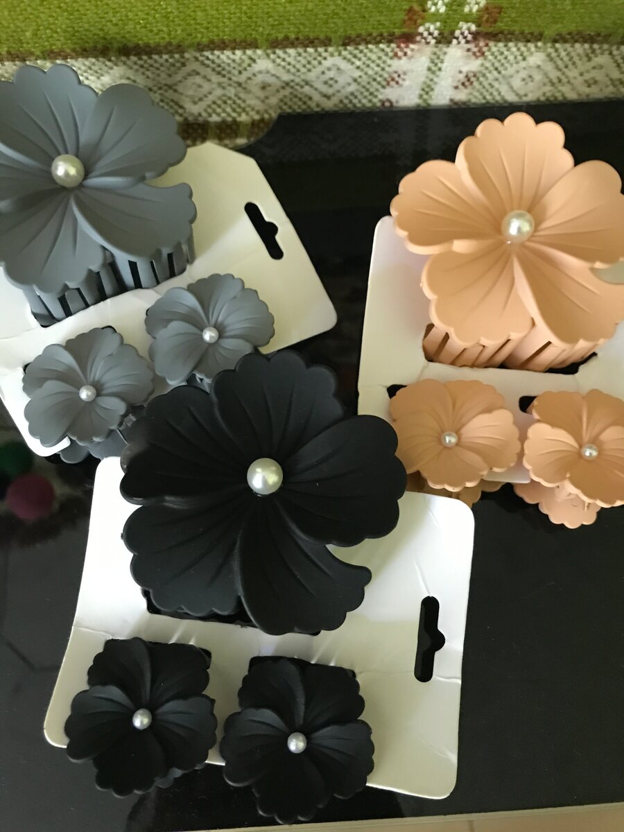 Clips à cheveux en fleur