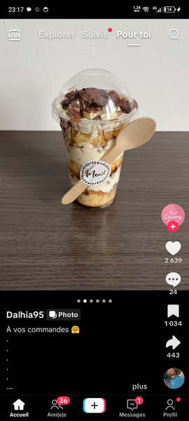 Dessert gourmand en verrine