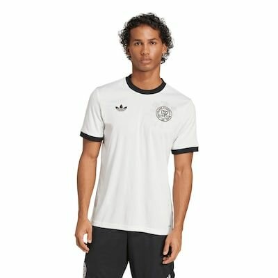 T-shirt blanc rétro Adidas