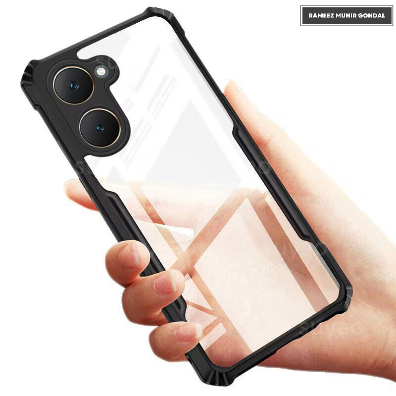 Vivo Y03 Armor Shockproof Back Cover - Durable Protective