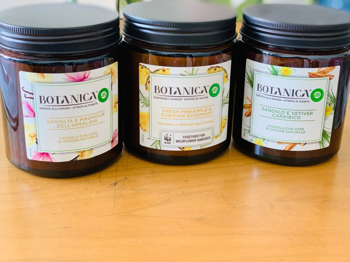 Botanica scented candles