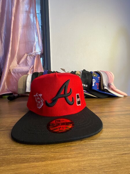 Casquette Rouge Atlanta Braves
