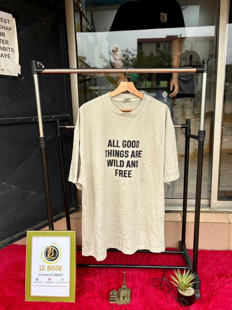 T-shirt slogan "Wild and Free"