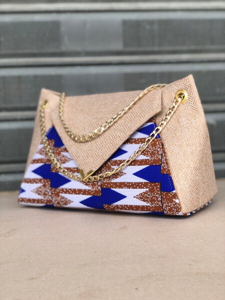 Sac à main en wax chic