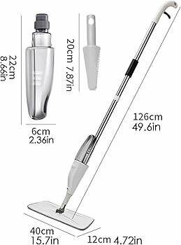Serpillière Spray Rotative