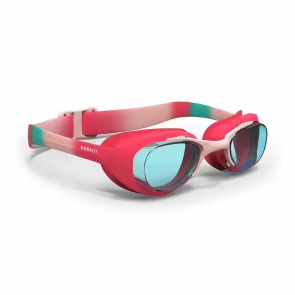 Swimming goggles xbase - clear lenses - kids' size - pink