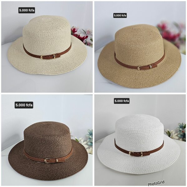 Chapeau d'été en paille