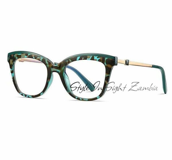 Image glasses, in glossy frame, for work at the computer and telephone with protection against screen radiation