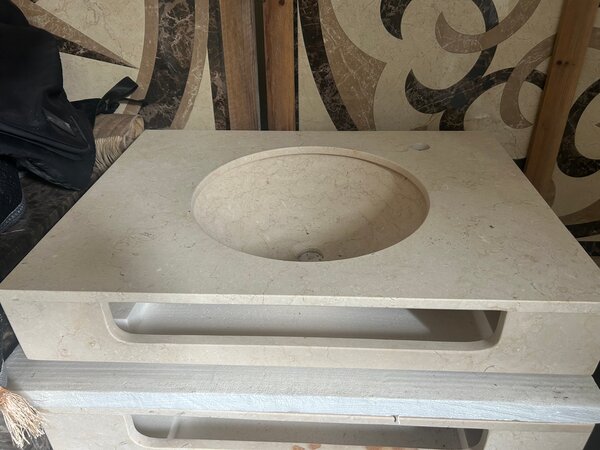 Stone Bathroom Sink Countertop