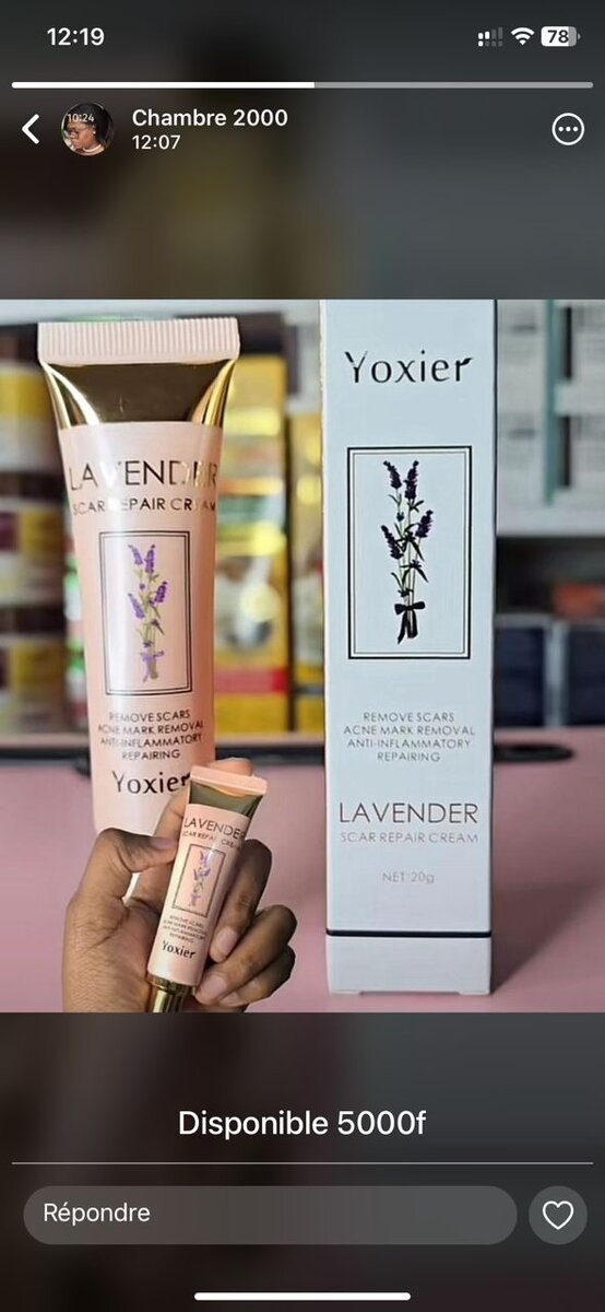 Crème Réparatrice Cicatrices Lavande