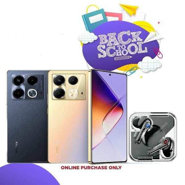 Infinix Note 40 Pro 256/8gb + Tonemac Tws Earphone W17