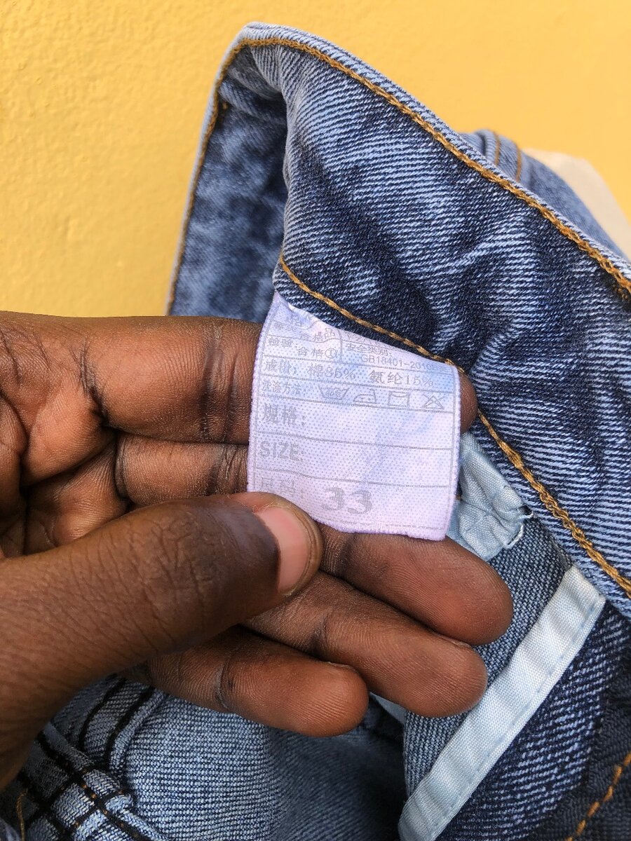 Designer one non faded jeans from size 32 onwards