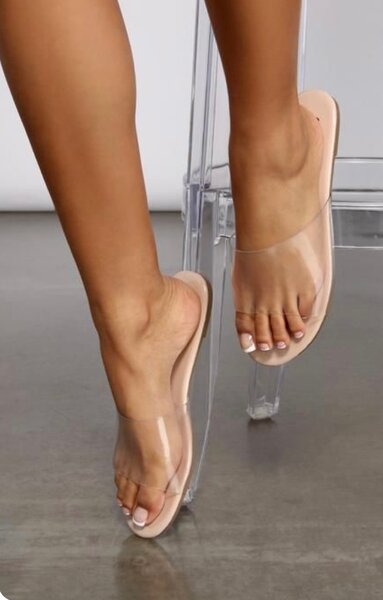 Sandal Fashion Nova effet nude