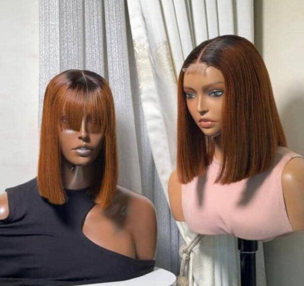 Perruque Bob Carré Chic frange