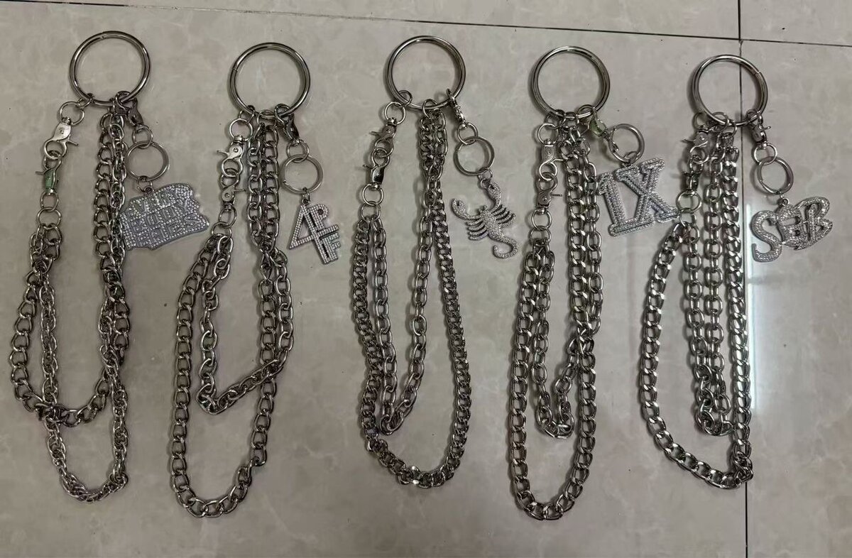 Porte-clés chaînes robustes