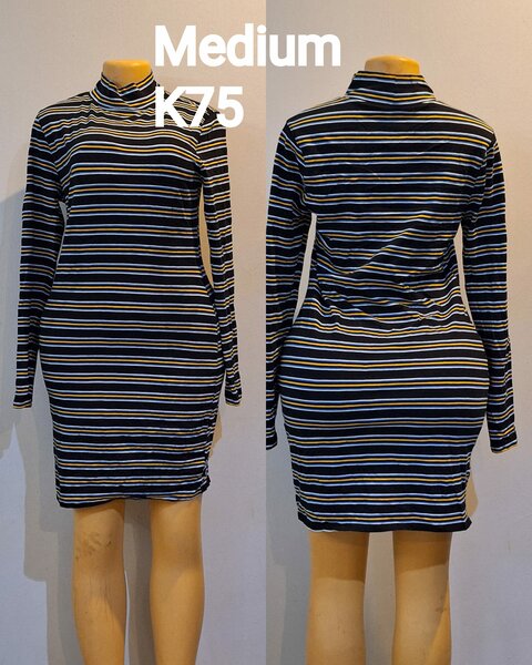 Beautiful and high-quality women's dress made of salaula silk