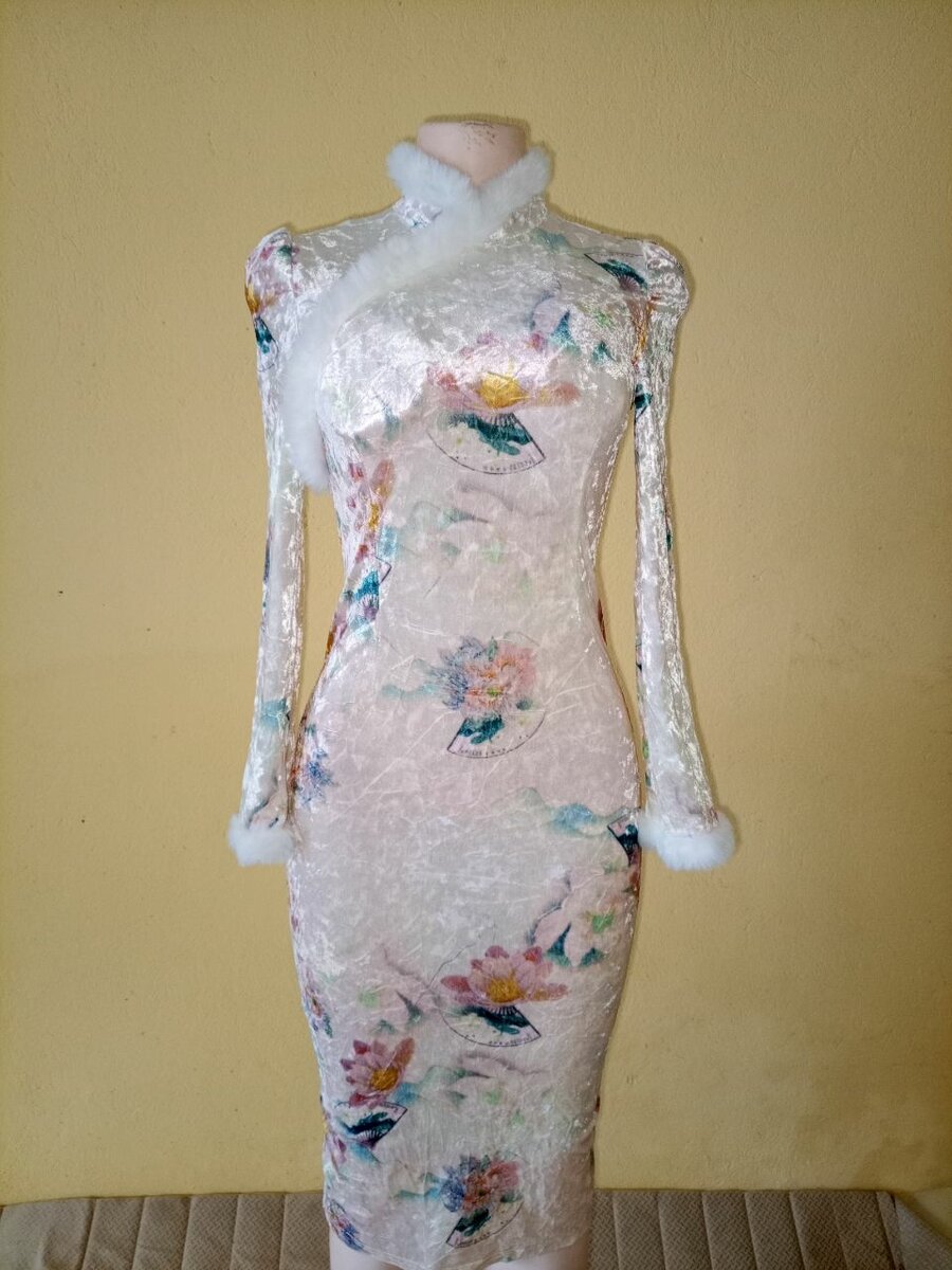 Cotton colourful dress