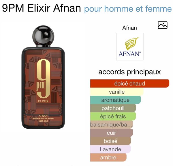 Parfum 9PM Elixir Afnan