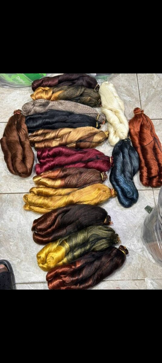 Extensions capillaires colorés