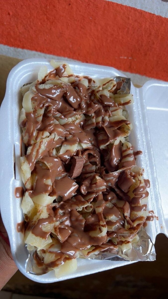 Crêpe fettuccine au Nutella