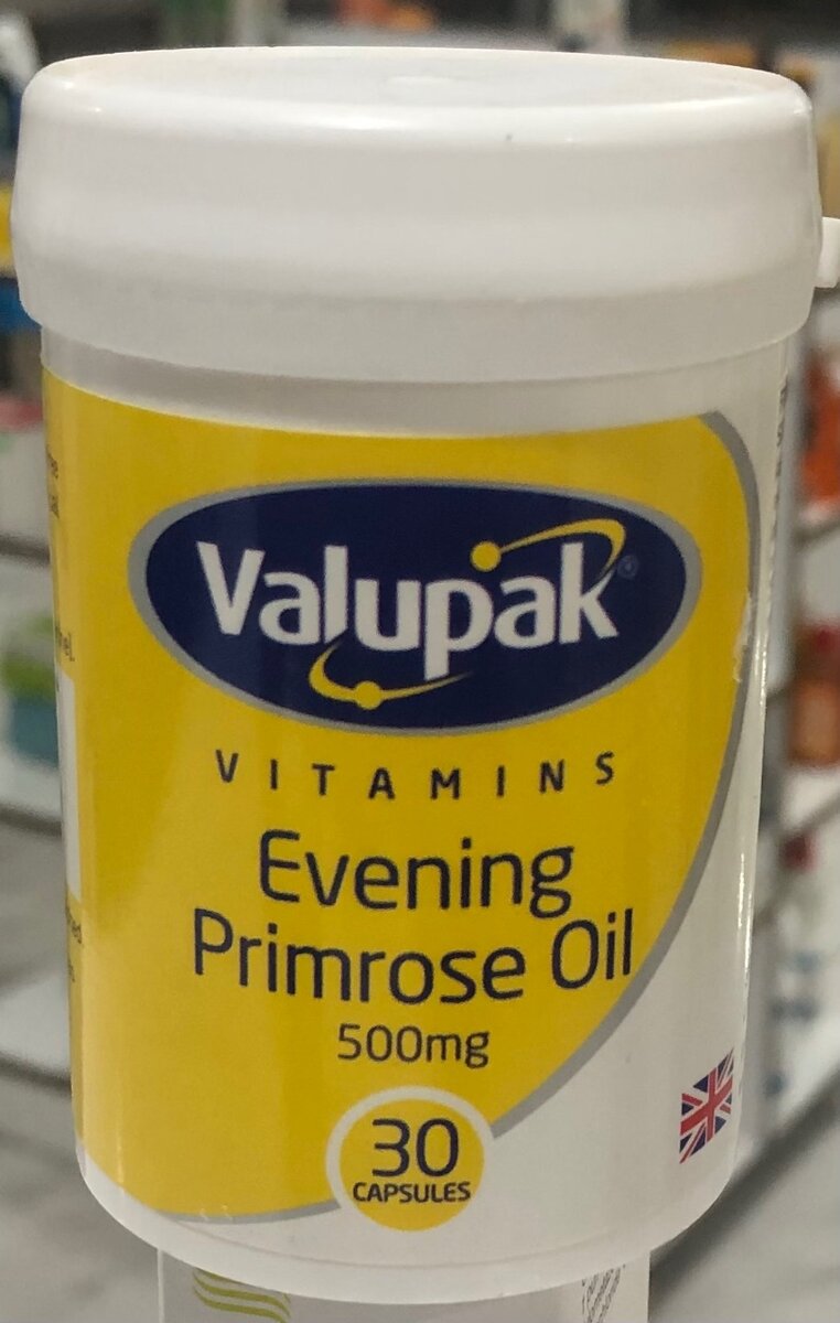 VALUPAK EVENING PRIMROSE OIL 500MG