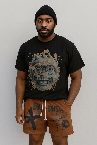 Ensemble de shorts et t-shirts casual homme