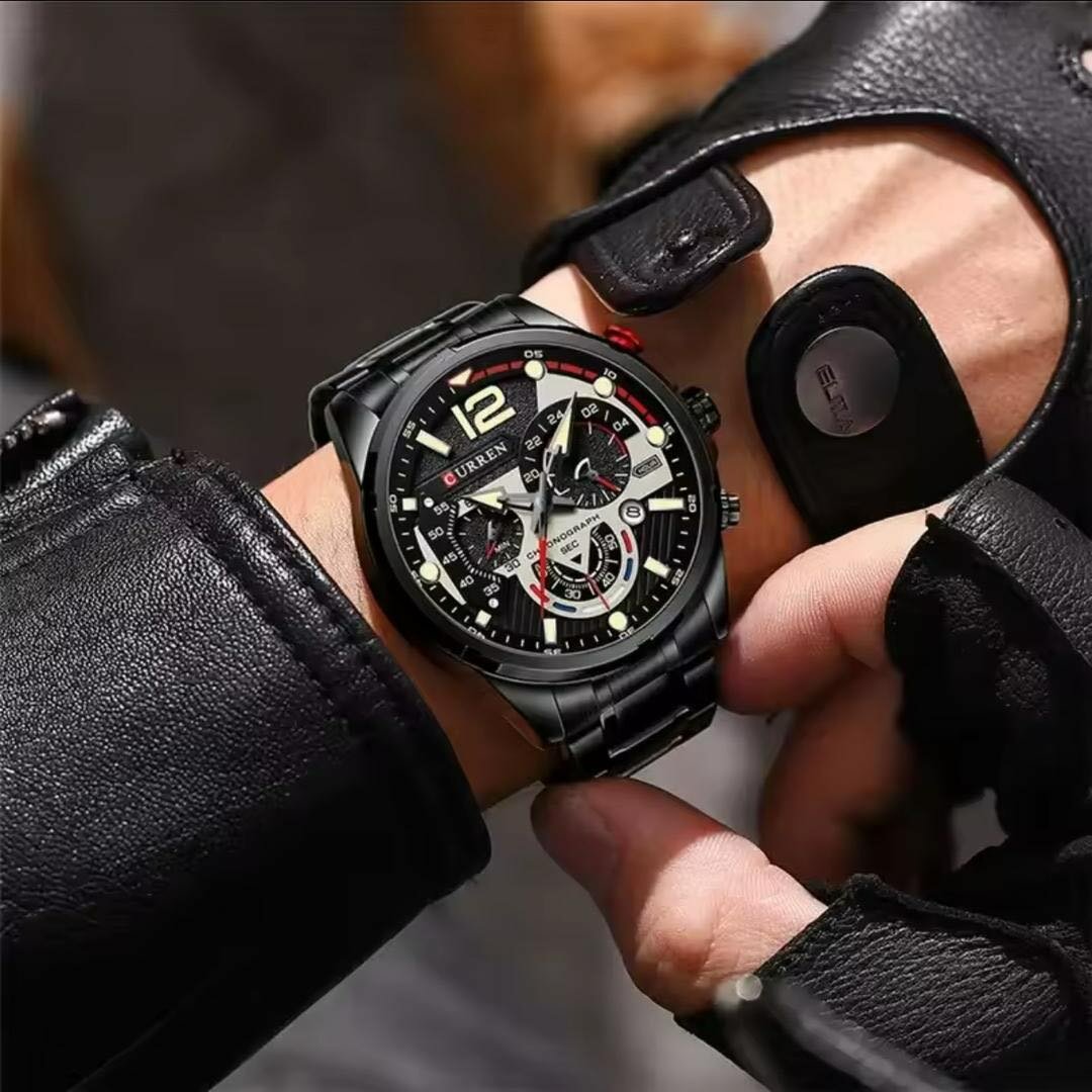 Montre Homme Chronographe Noir