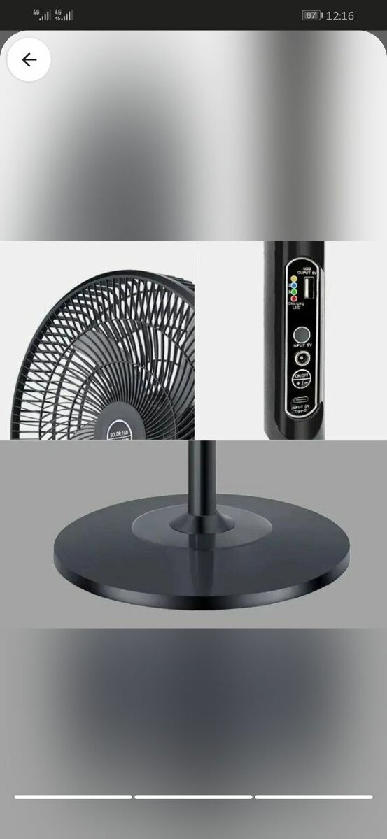 Standing fan