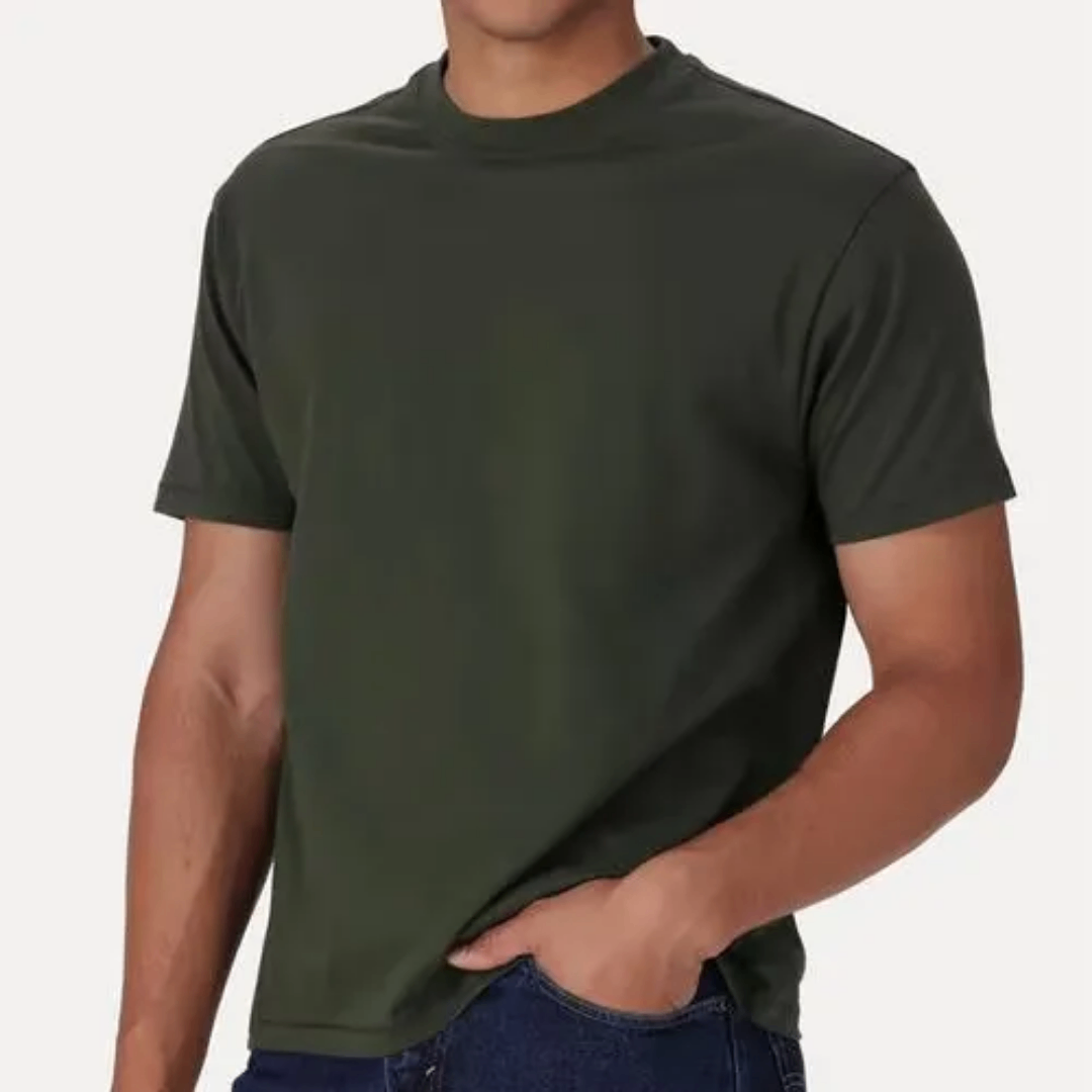 T-shirt Homme Vert foncé