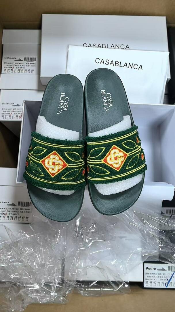 Sandales brodées Casablanca