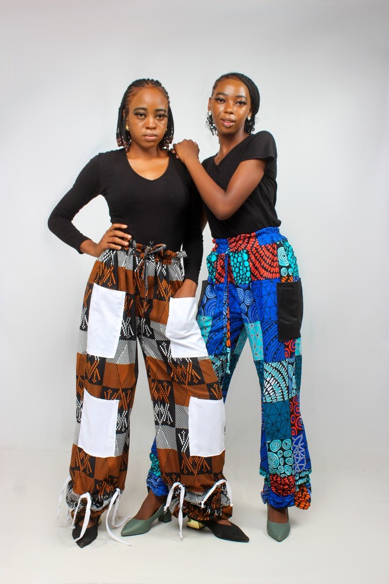 Chitenge pants and dresses