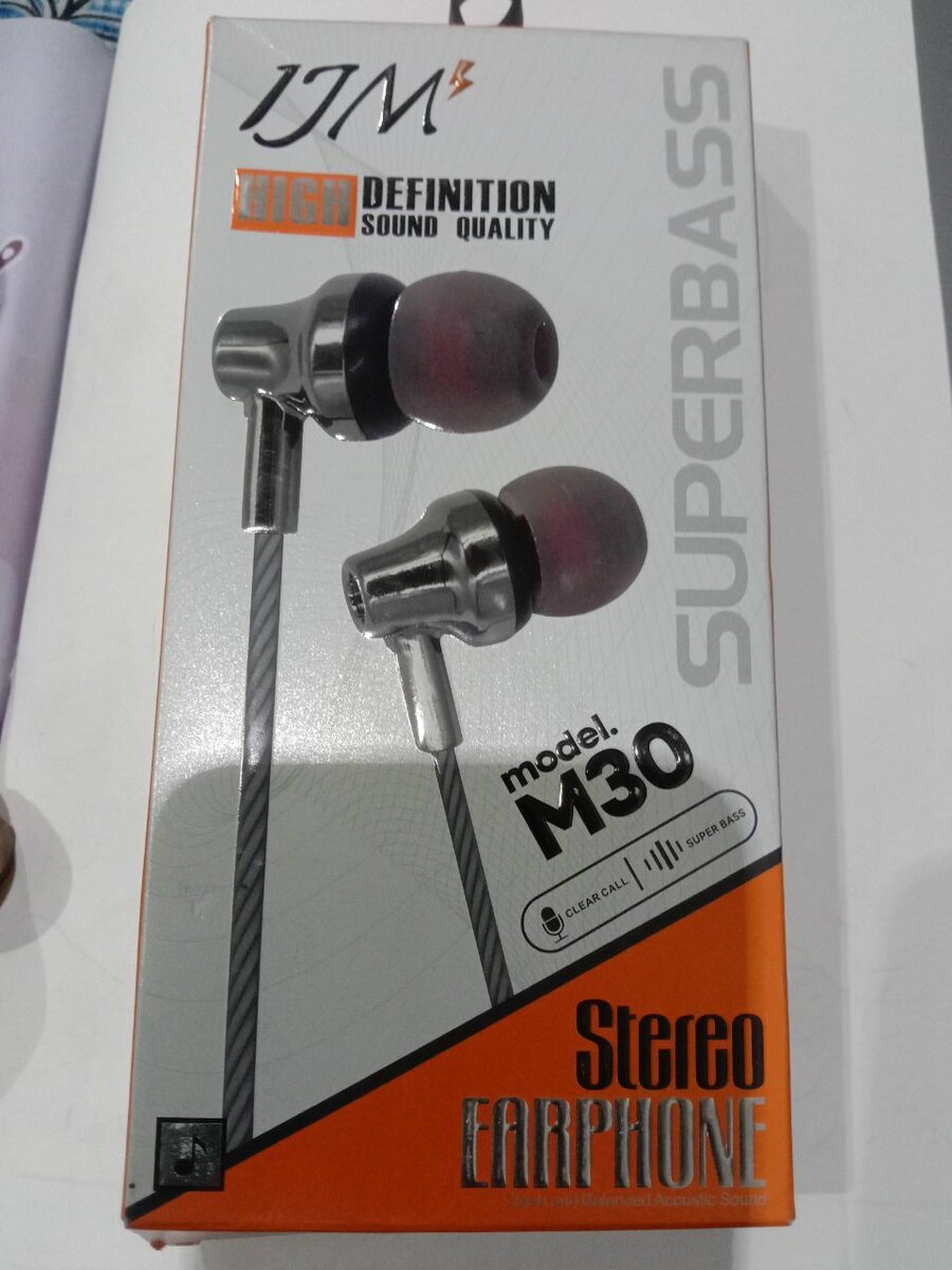 Ijm stereo earphones